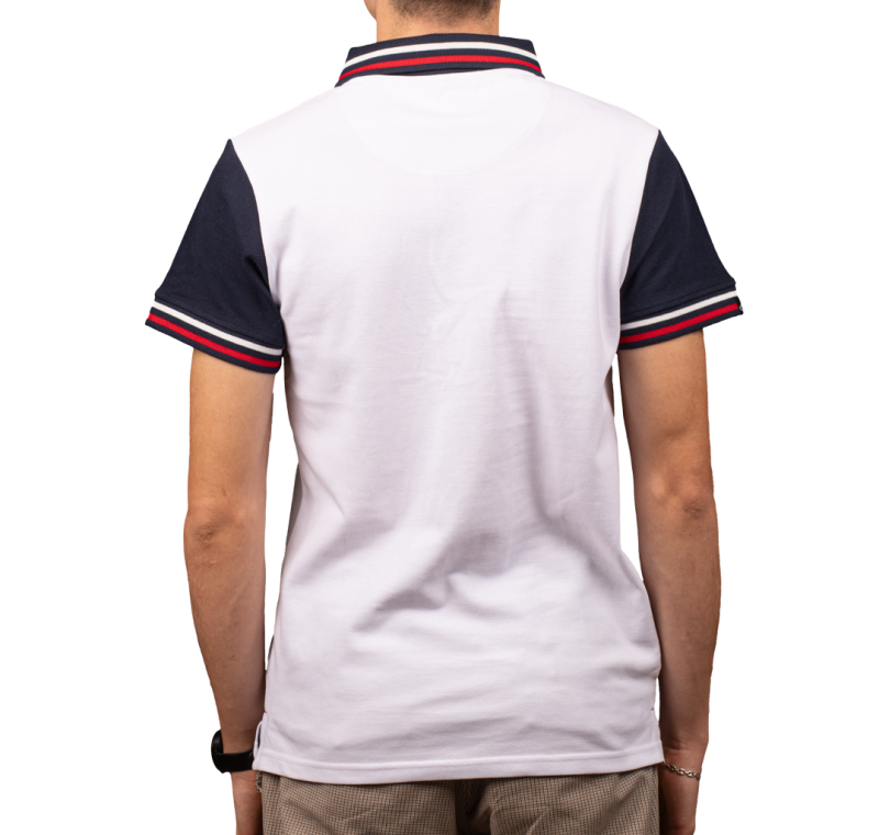 Polo homme blanc