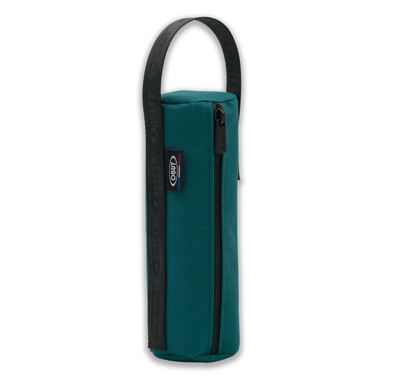 Turquoise canvas pouch