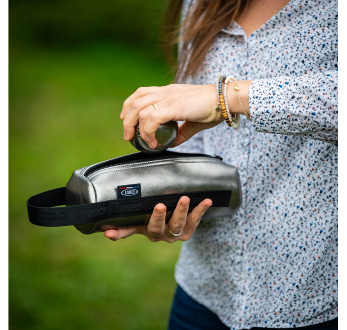 Konjaksbrun läderväska