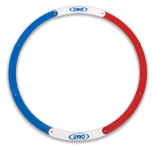 Cercle de pétanque pliant bleu blanc rouge