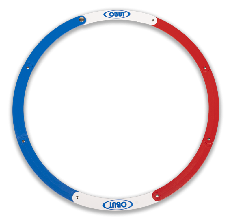 Cercle de pétanque pliant bleu blanc rouge