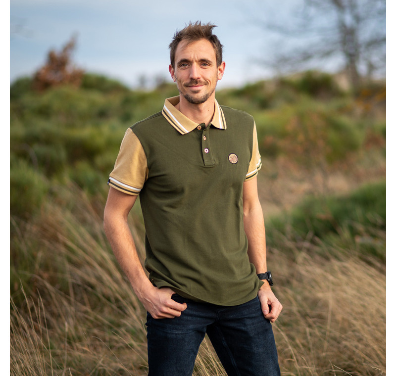 Polo caqui para hombre Polo caqui para hombre
