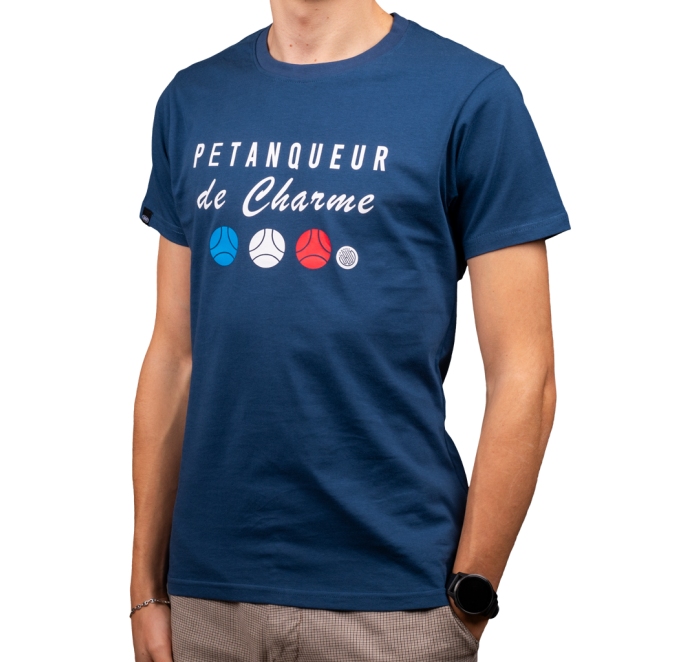 T-Shirt Boulespieler mit Charme T-Shirt Boulespieler mit Charme