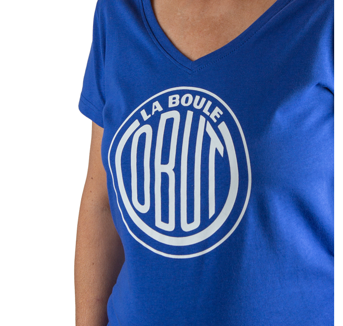 Camiseta azul para dama Camiseta azul para dama