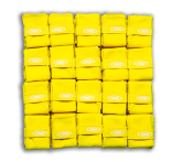 100 Chiffonnettes jaunes