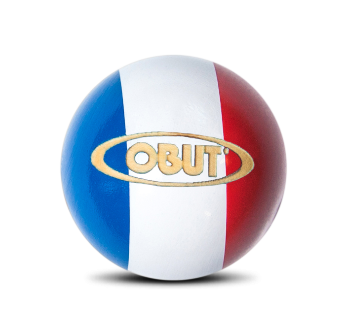 Målkula av i tre färger Målkula av i tre färger