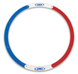 Set of 14 folding petanque circles blue white red Set of 14 folding petanque circles blue white red