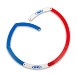 Set of 14 folding petanque circles blue white red Set of 14 folding petanque circles blue white red