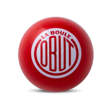 Vintage rood petanquebut
