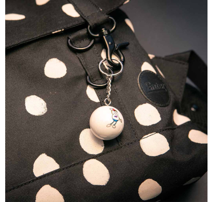 Sleutelhanger met Boulobutus petanquebut Sleutelhanger met Boulobutus petanquebut