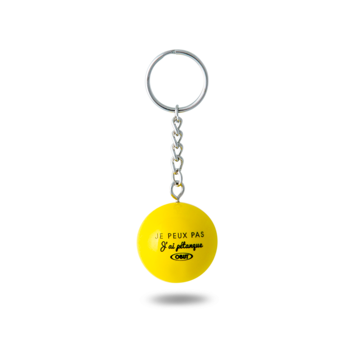 Je peux pas j'ai pétanque keyring Je peux pas j'ai pétanque keyring