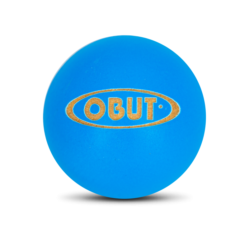 Obut röd målkula Obut röd målkula