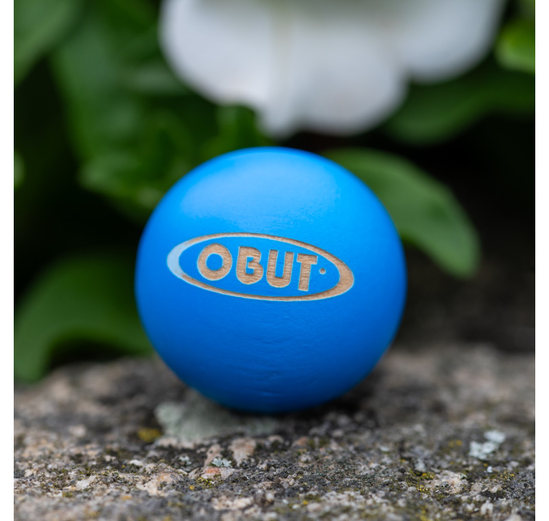 Obut blå målkula Obut blå målkula