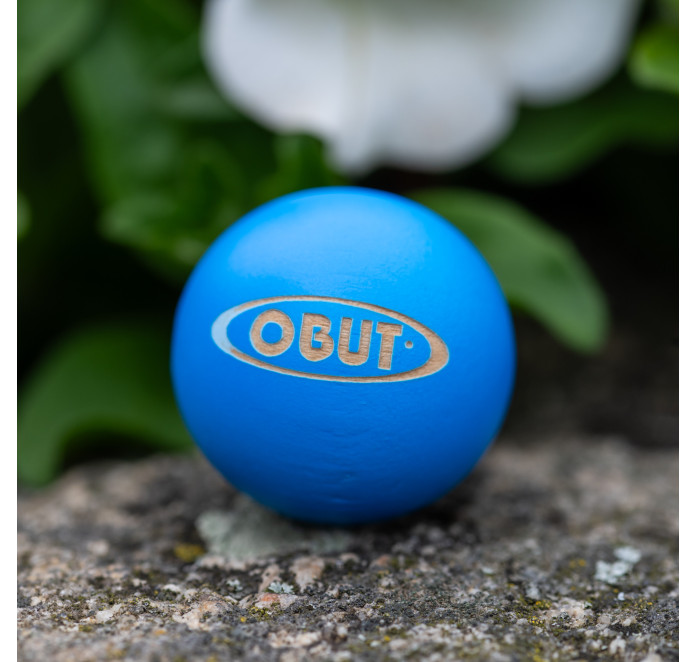 Obut blå målkula Obut blå målkula