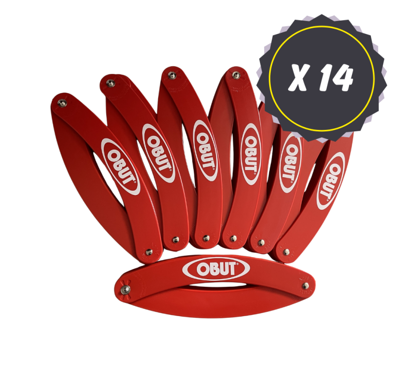 Lote de 14 Círculos plegable rojo Lote de 14 Círculos plegable rojo