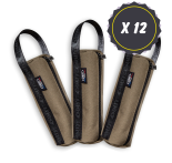 Set van 12 bronzen canvas...