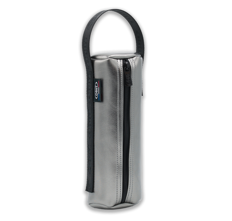 12er-Set silberfarbene Taschen aus pflanzlichem Material