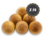 14 nets of 6 petanque jacks...