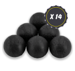 Lot von 14 Einheiten mit je 6 Zielkugeln, magnetisch Lot von 14 Einheiten mit je 6 Zielkugeln, magnetisch