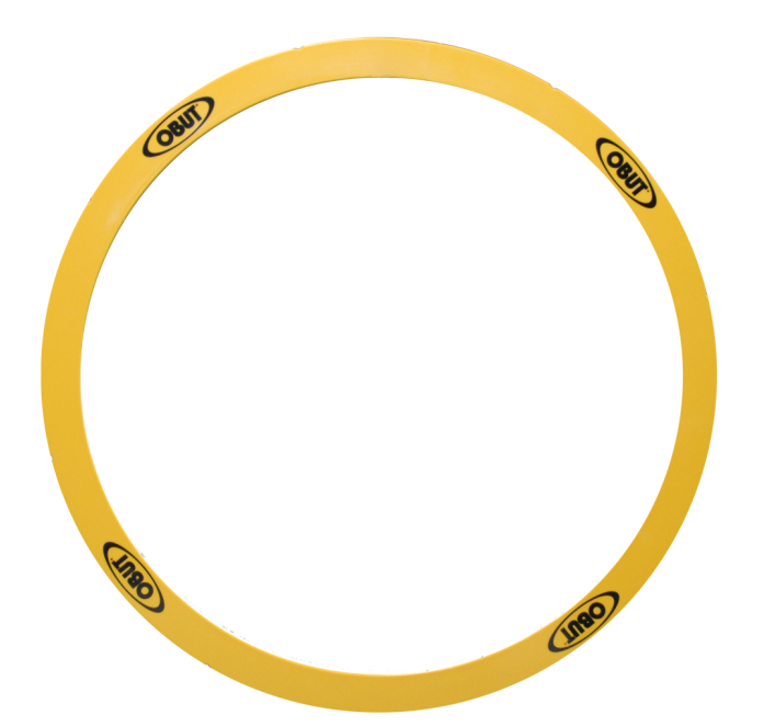 Cercle de pétanque rigide jaune