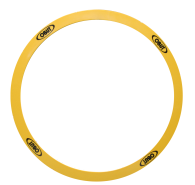 Yellow rigid circle