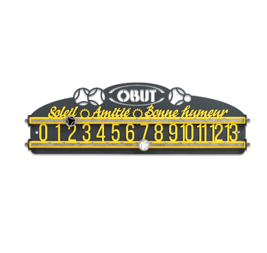 Zweifarbiger Punktezähler