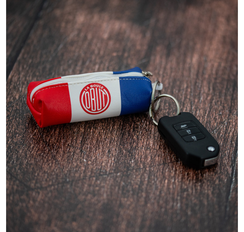 Mini tricolour pouch