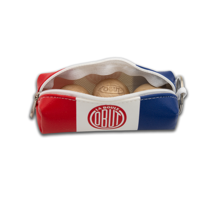 Mini tricolour pouch