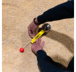 Yellow folding ruler