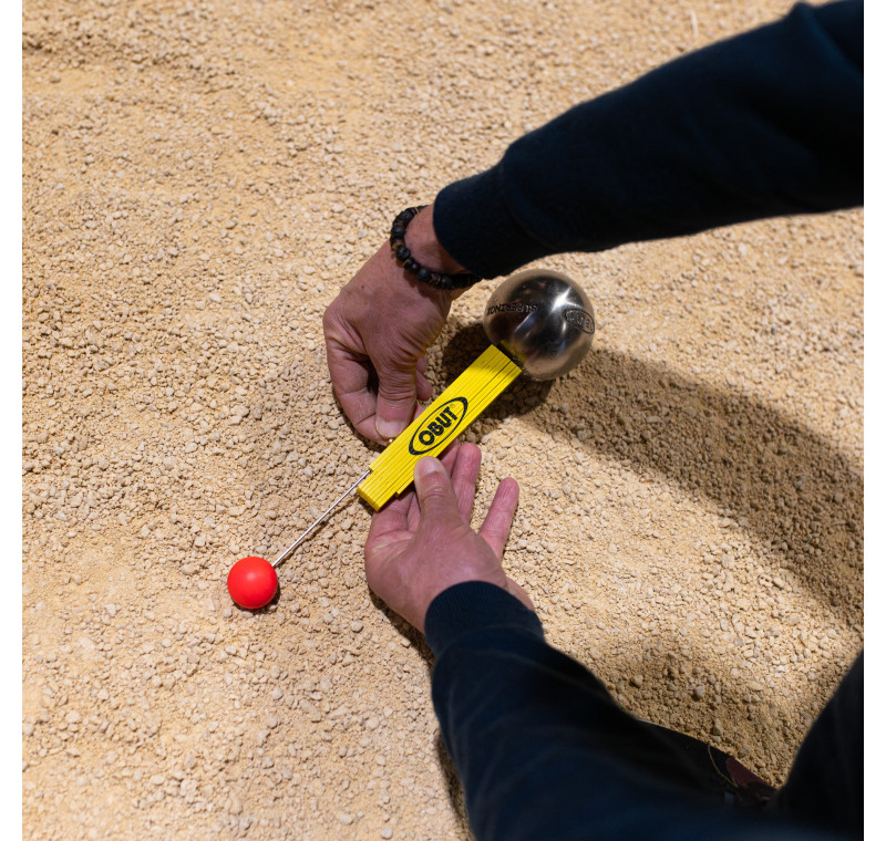 Yellow folding ruler