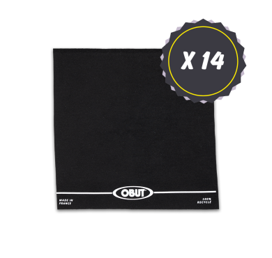 14 schwarze Tücher