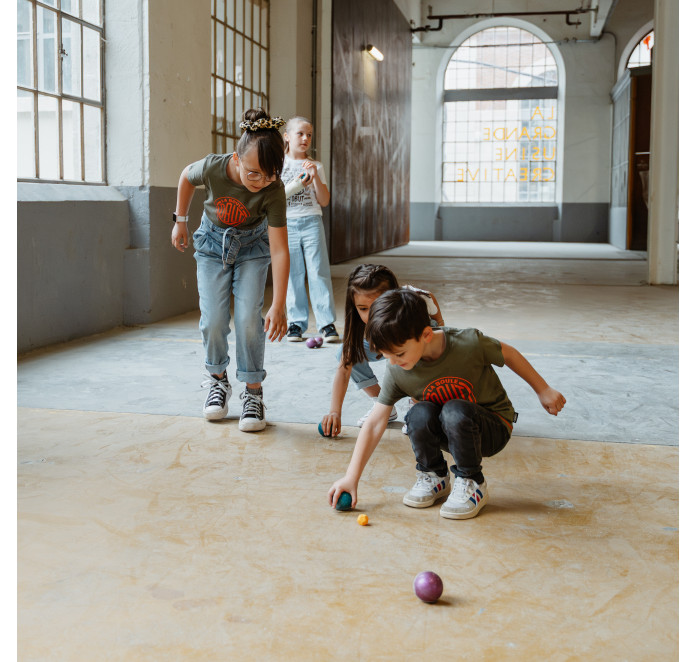 Obut Kids Boules Indoor Outdoor – Sparkly Purple