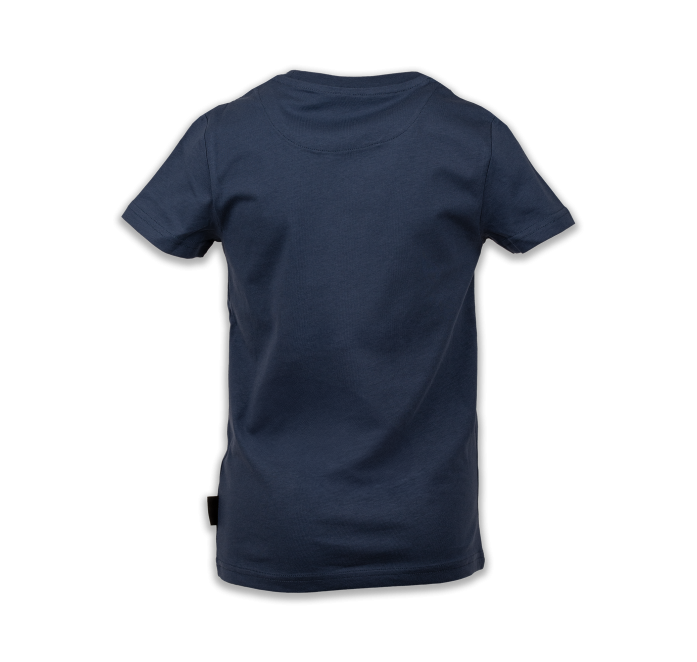 Camiseta infantil azul para futuros jugadores de petanca Camiseta infantil azul para futuros jugadores de petanca