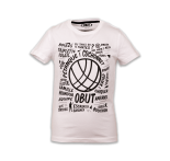 Children's white graffiti T-shirt