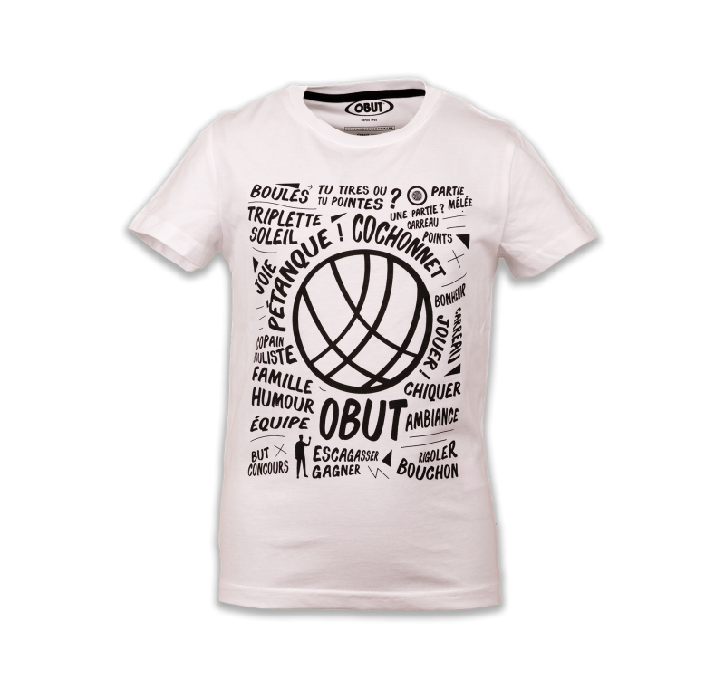 Children's white graffiti T-shirt