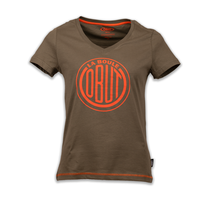 Tee-shirt femme kaki