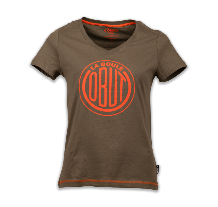 Women's khaki T-shirt