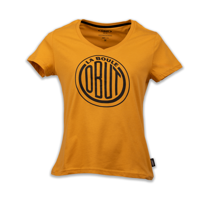 Senfgelbes Damen-T-Shirt Senfgelbes Damen-T-Shirt