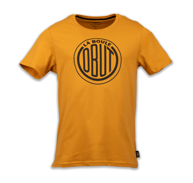 Senfgelbes Herren-T-Shirt