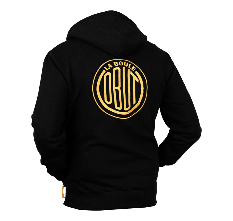 Chaqueta con capucha de hombre