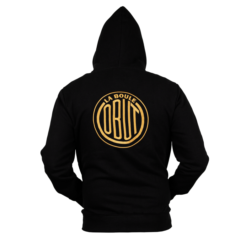 Chaqueta con capucha de hombre