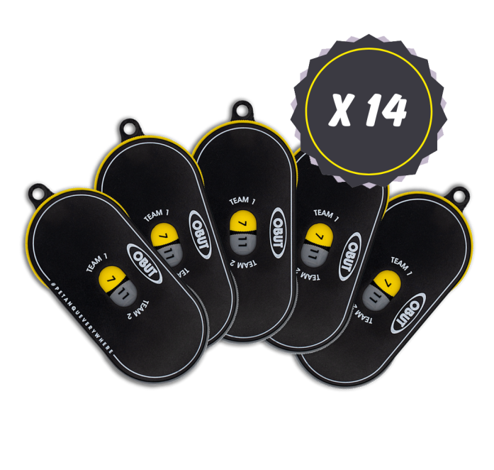 14 Obut scoremarkers