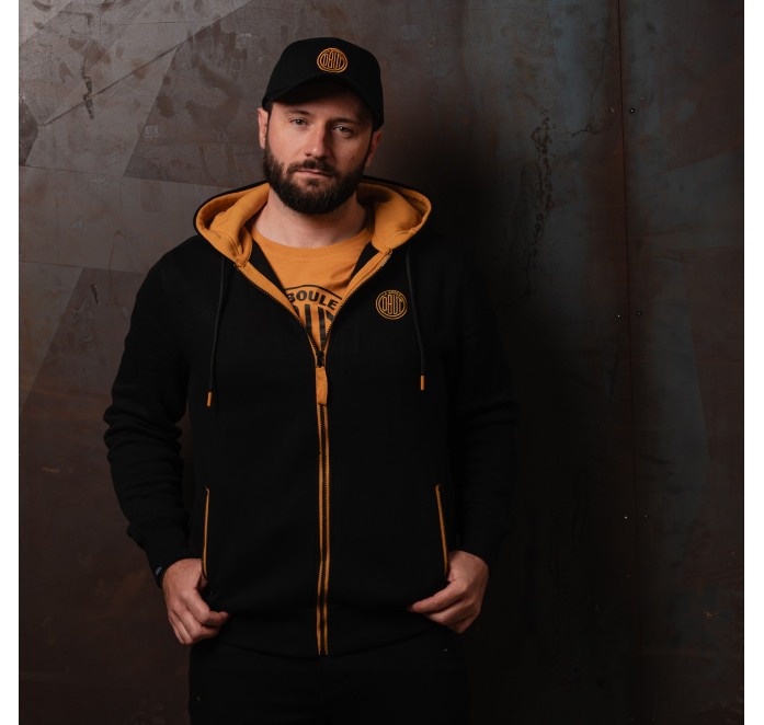 Chaqueta con capucha de hombre