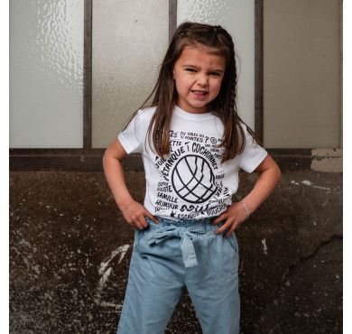 Camiseta infantil con...