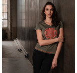 Tee-shirt femme kaki