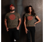 Tee-shirt femme kaki