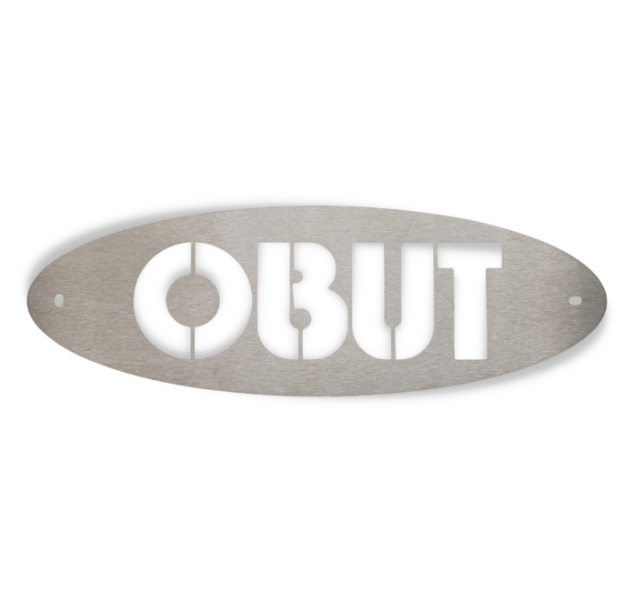 Obut signature plate
