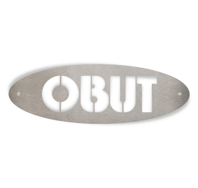 Plaque signature Obut