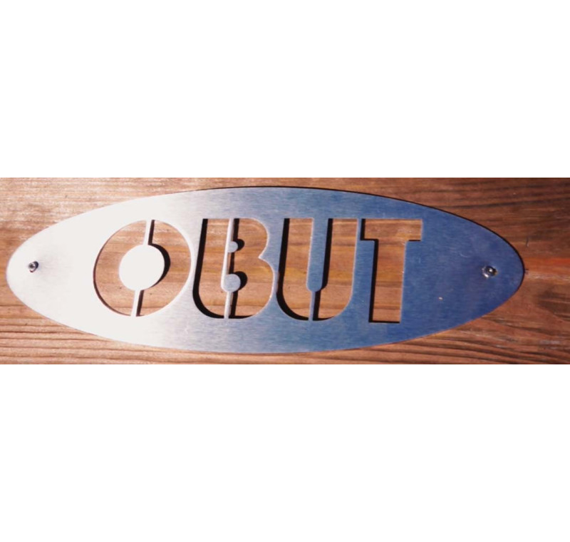 Obut signature plate
