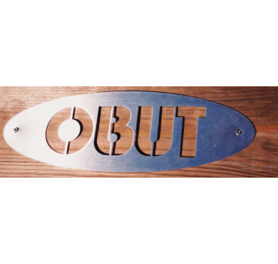 Placa de firma de Obut